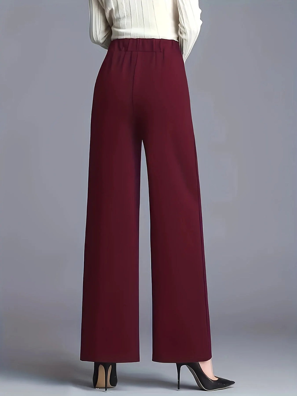 Claudia | High-Waisted Wide-Leg Pants by My Store
