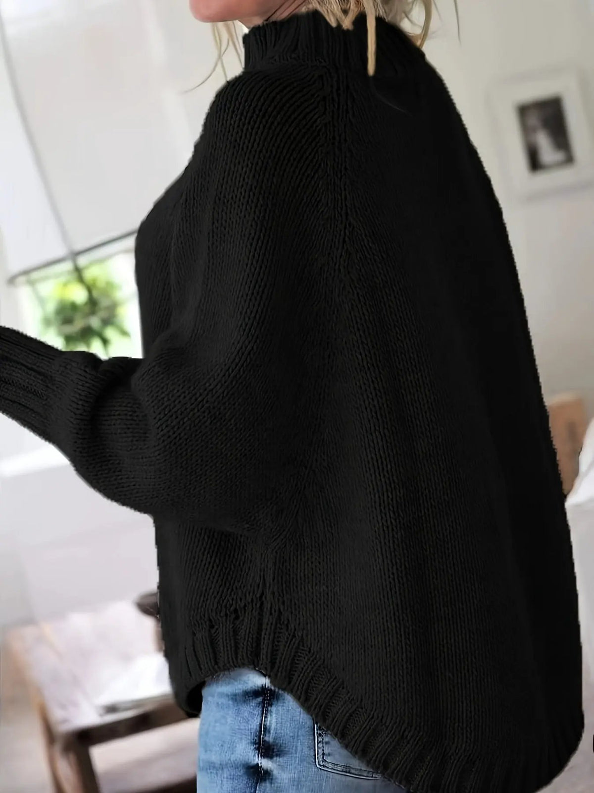 Corinne | Cozy High-Neck Cable-Knit Sweater by My Store