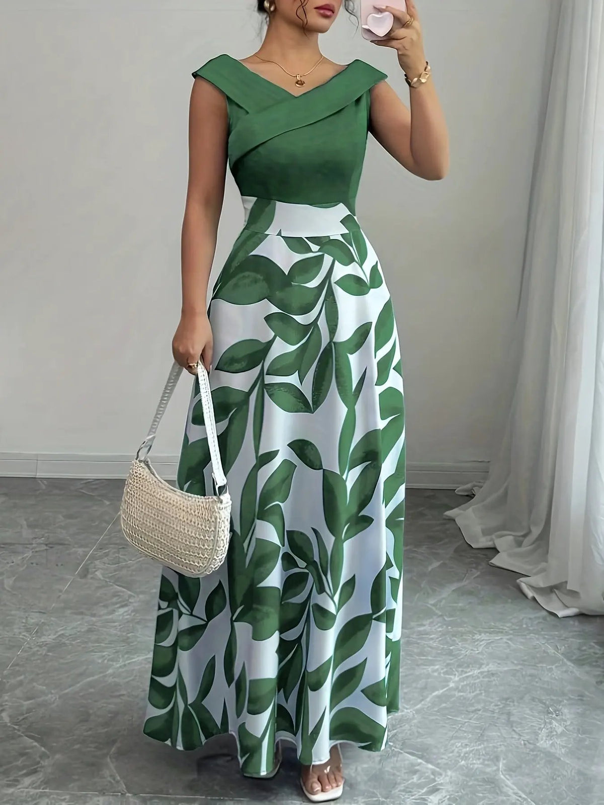 Lucille | Elegant Floral Maxi Dress by My Store