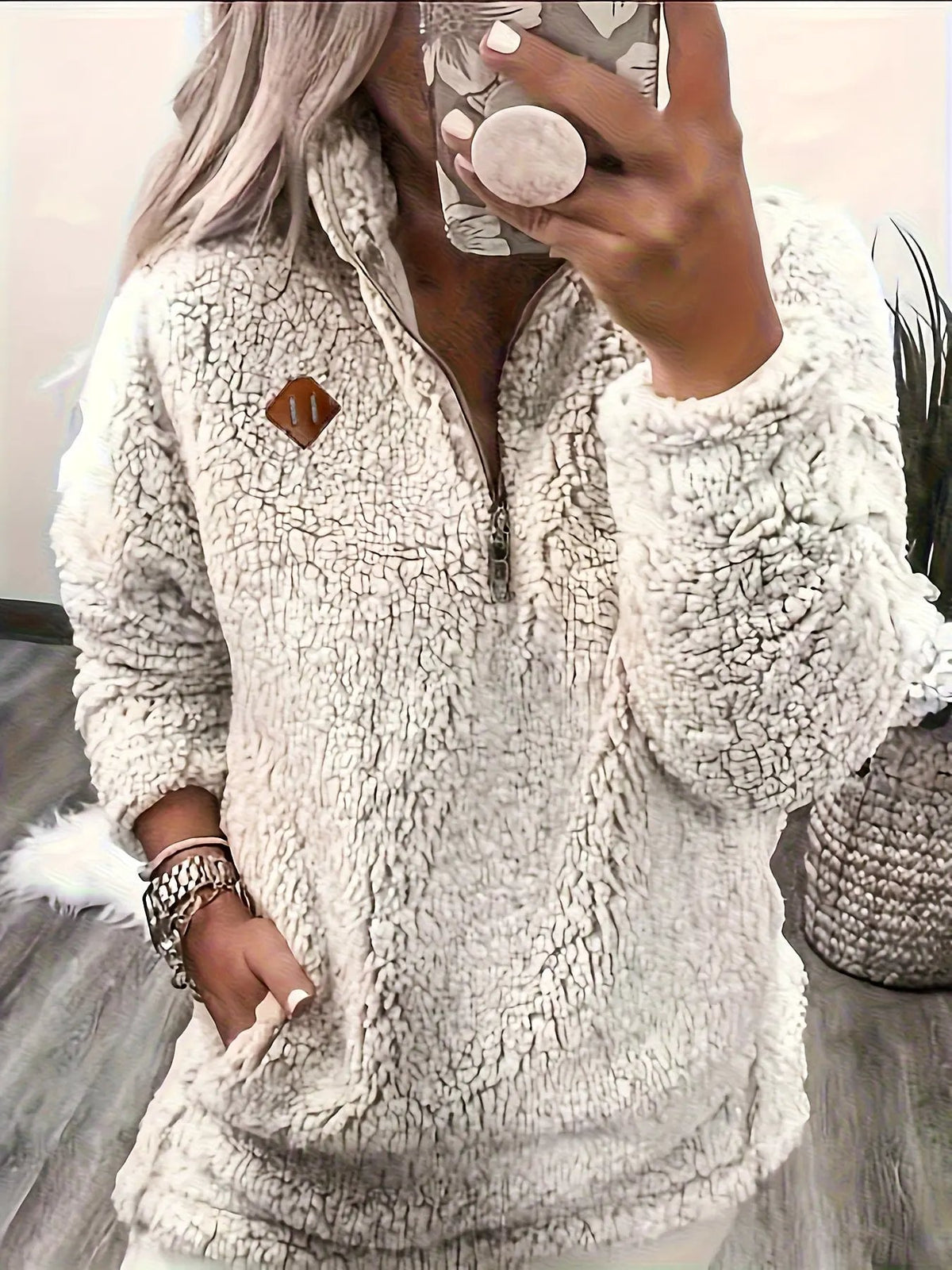 Renee | Cozy Half-Zip Pullover by My Store