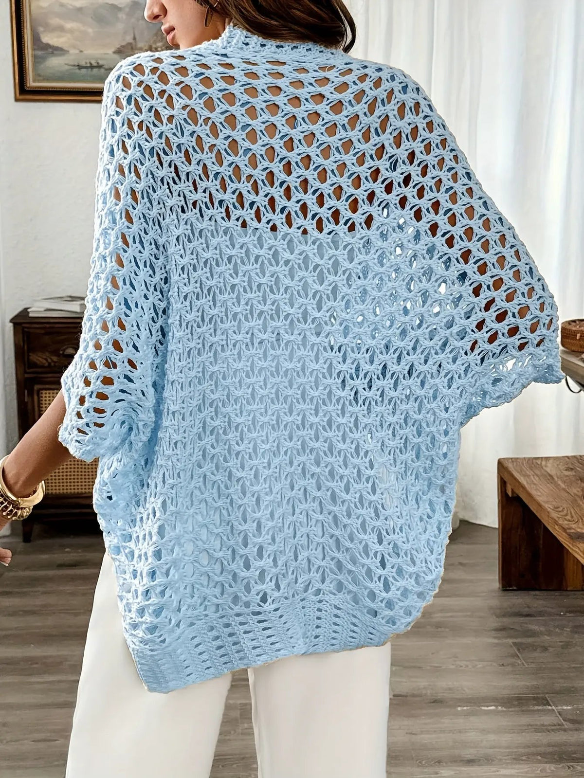 Susannah | Open-Front Batwing Cardigan by My Store
