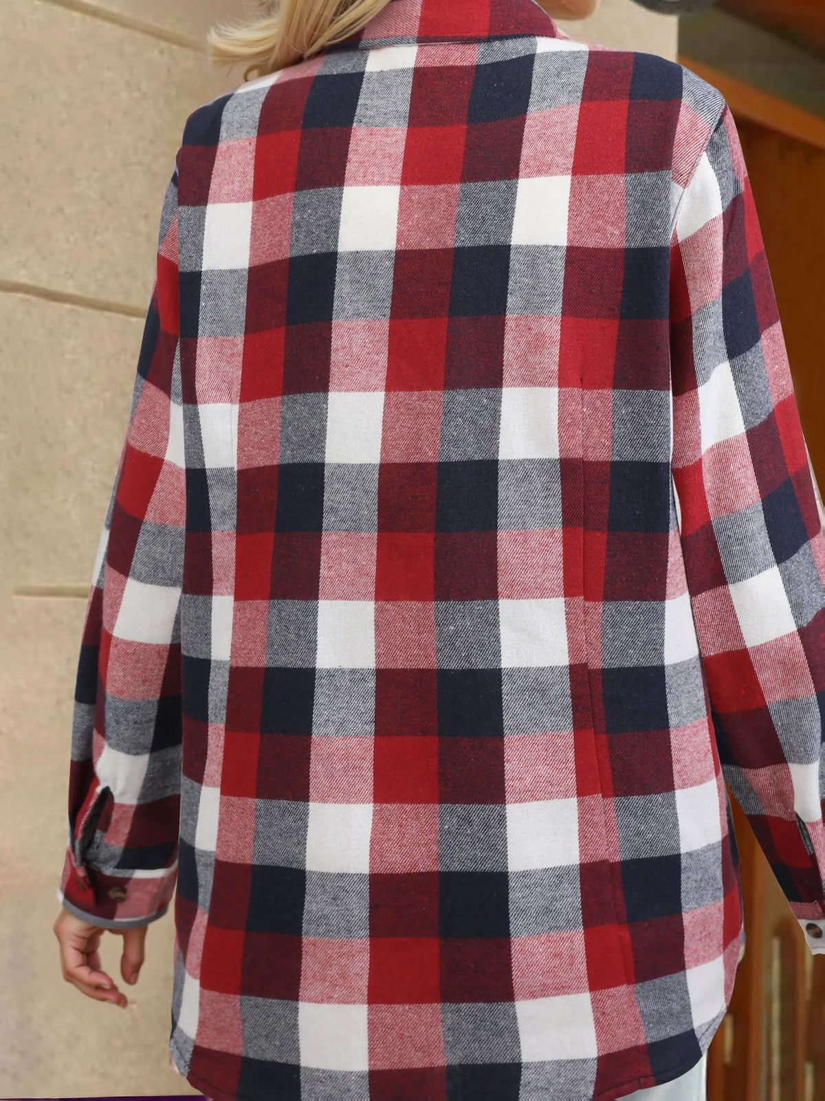 Everly | Relaxed Buffalo Check Shirt by My Store