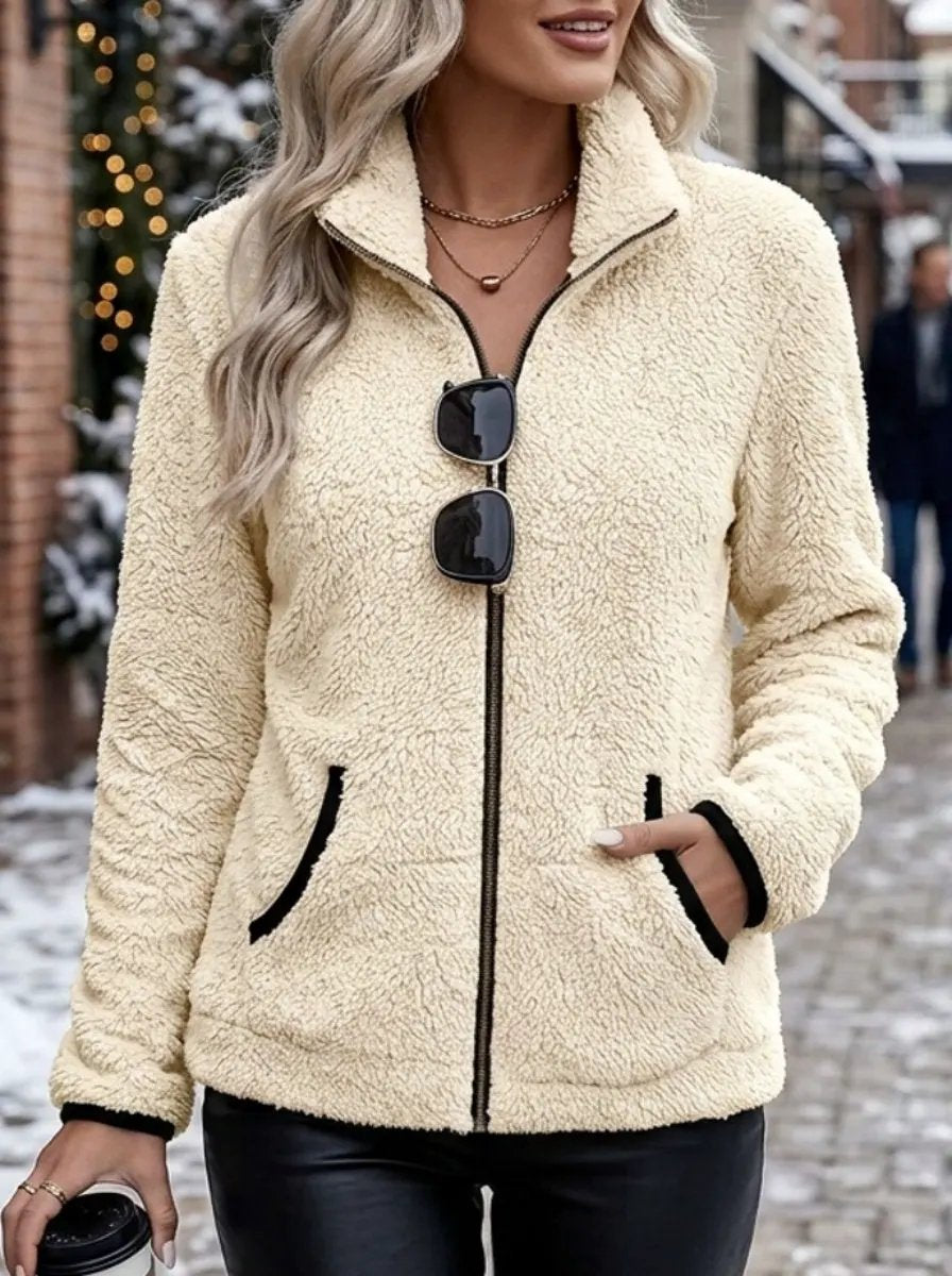 Simone | Cozy Zip-Up Jacket by My Store