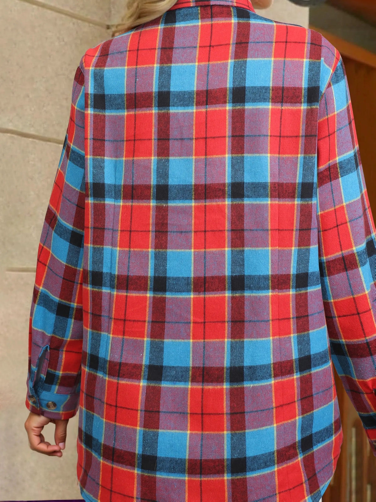 Everly | Relaxed Buffalo Check Shirt by My Store
