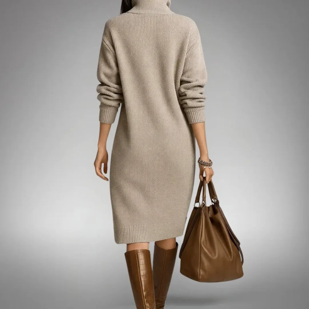 Arabella | Sophisticated High Neck Dress by My Store
