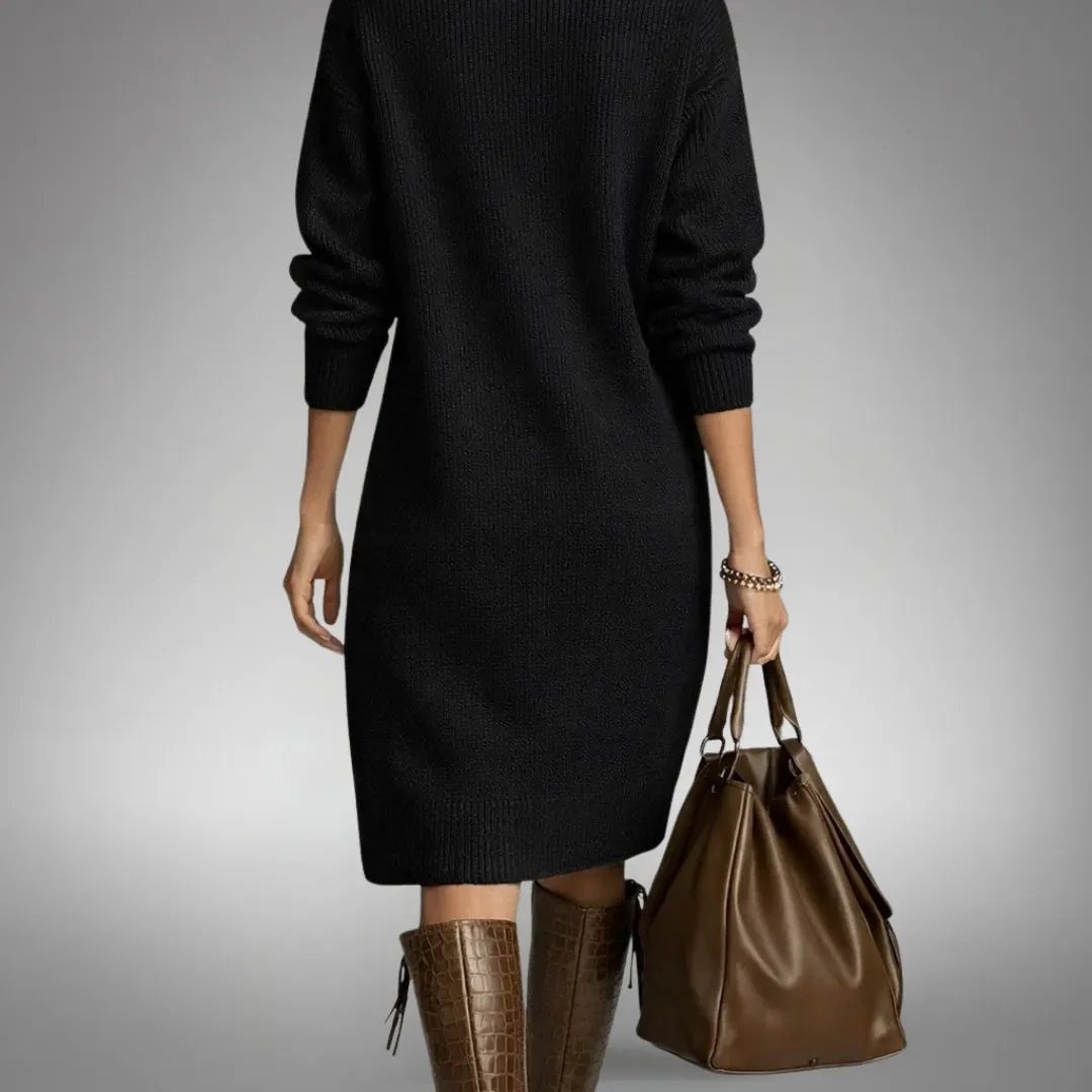 Arabella | Sophisticated High Neck Dress by My Store