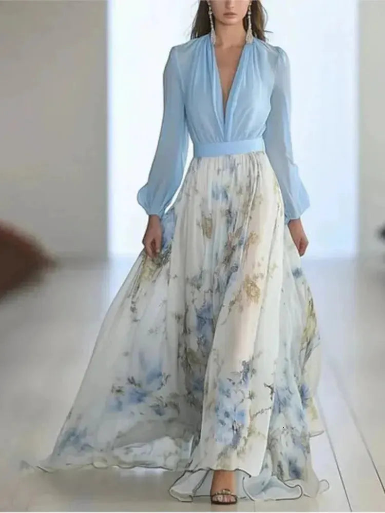 Ryza | Stunning Floral Maxi Dress by Bellmaren