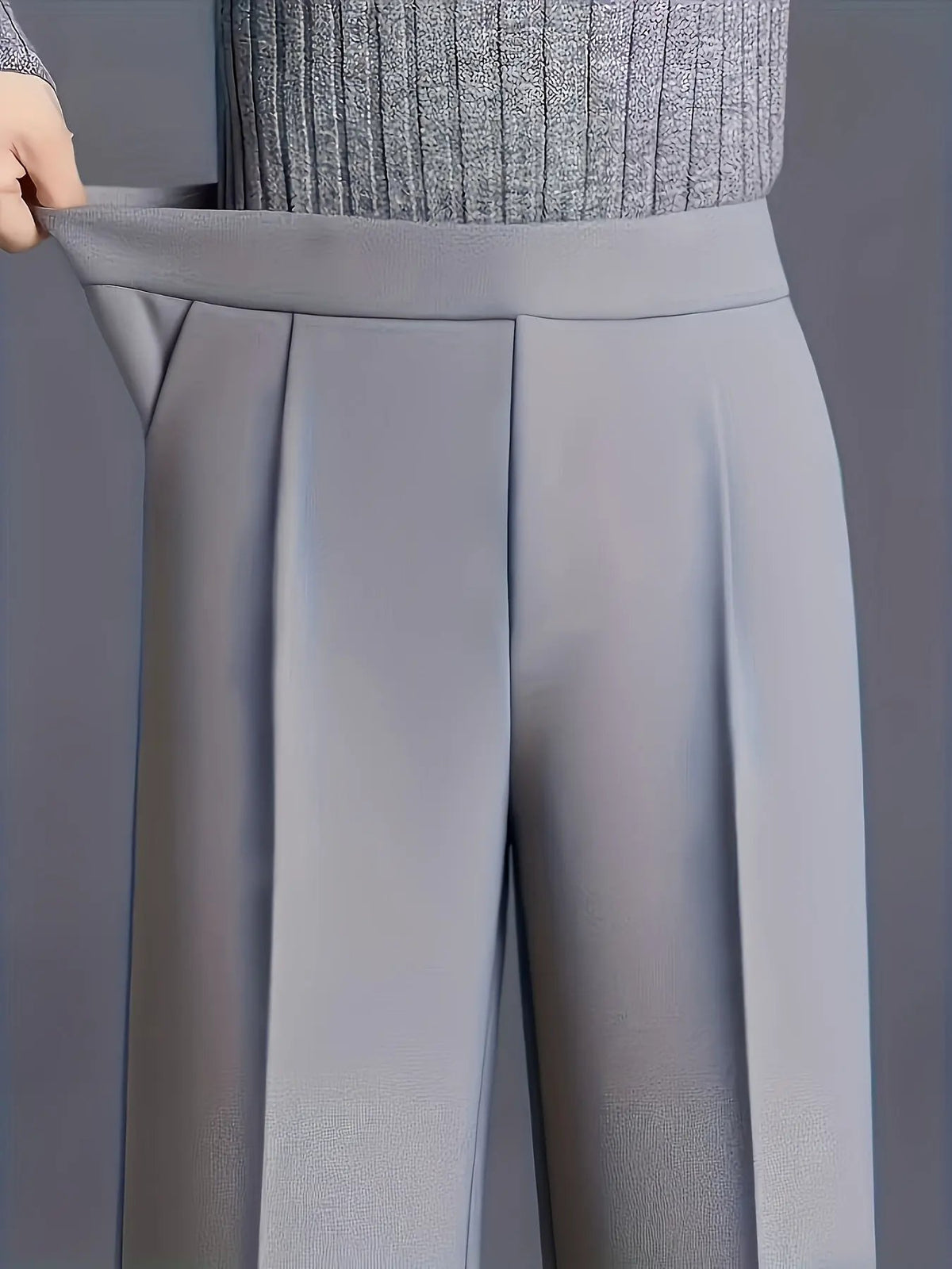 Claudia | High-Waisted Wide-Leg Pants by My Store