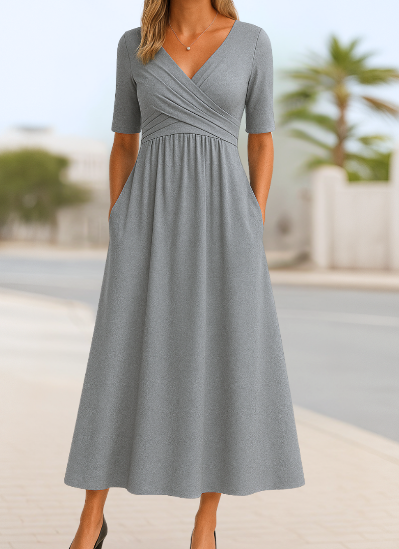Monic | Stylish Crossover Dress by My Store