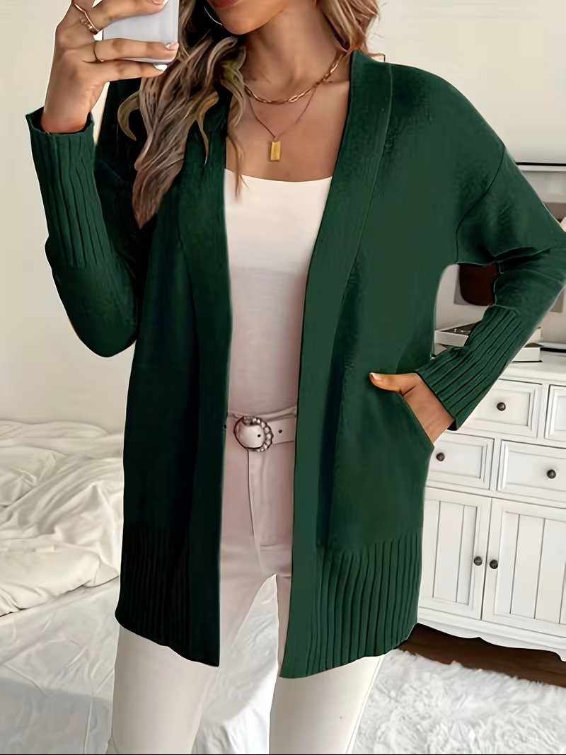 Deanna | Relaxed Open-Front Cardigan by My Store
