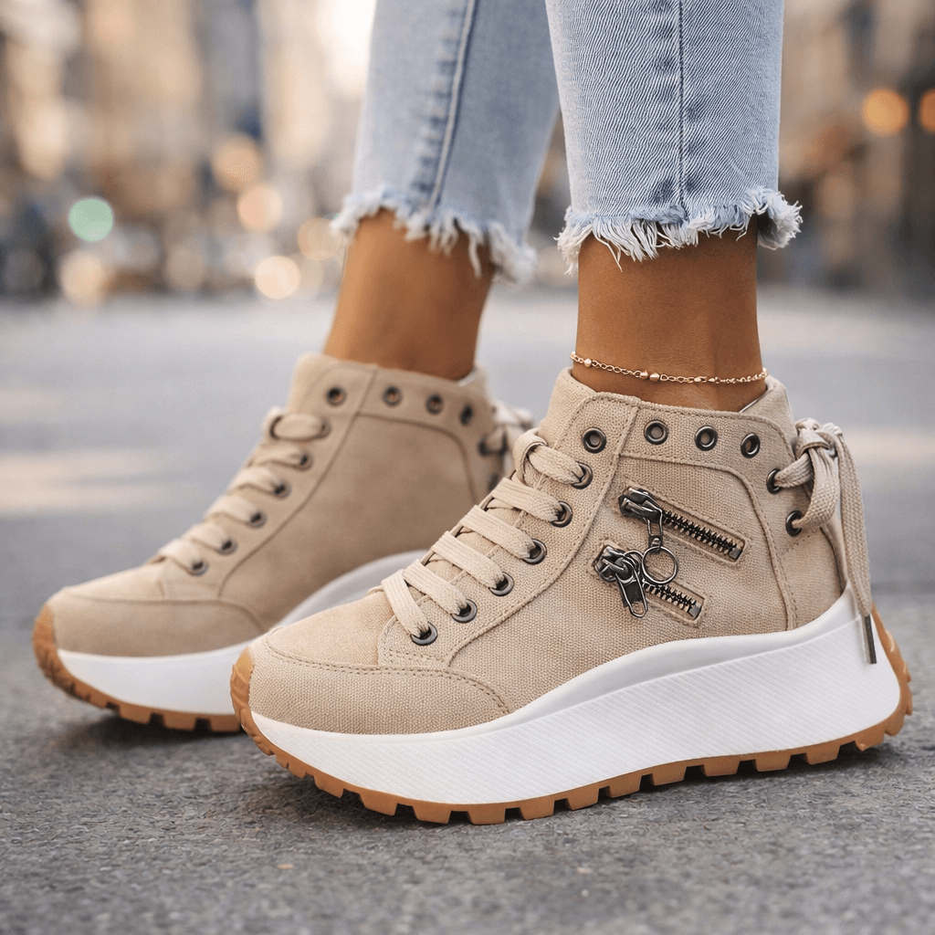 Saylor | Premium High Cut Lace Shoes by Bellmaren