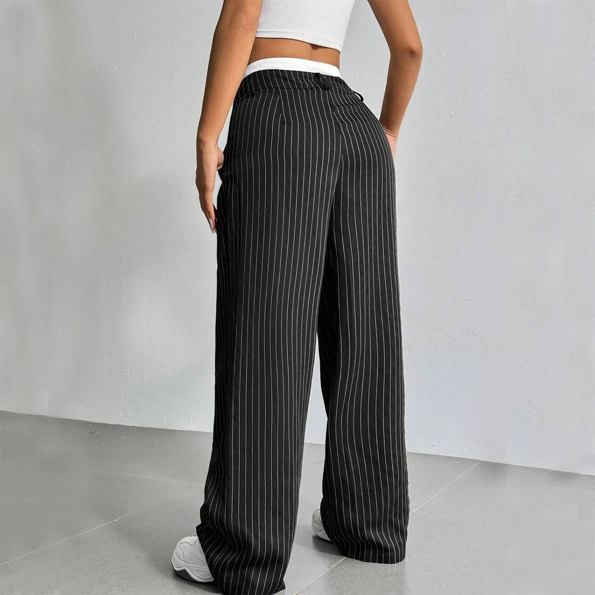 Grace | Casual Striped Wide Pants by My Store