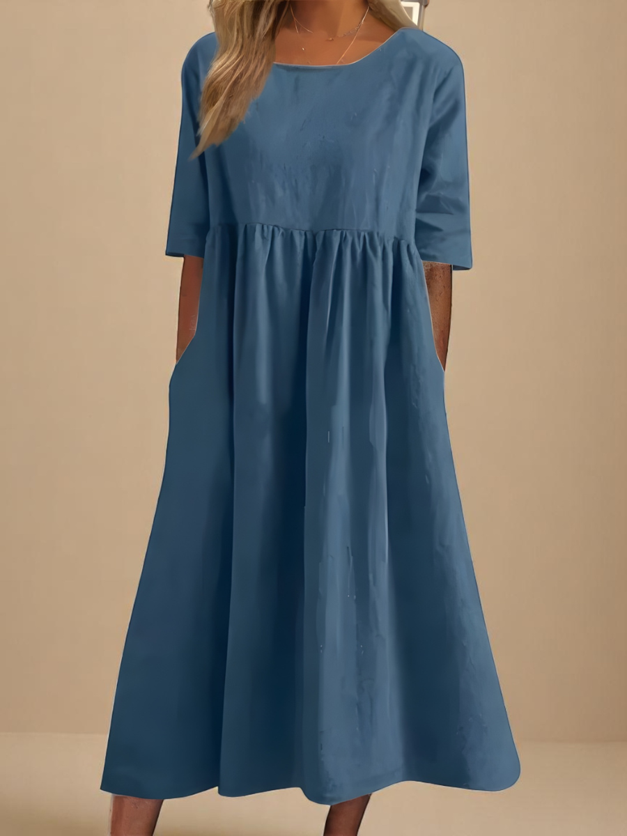 Miranda | Classic Mid Sleeve Dress by My Store