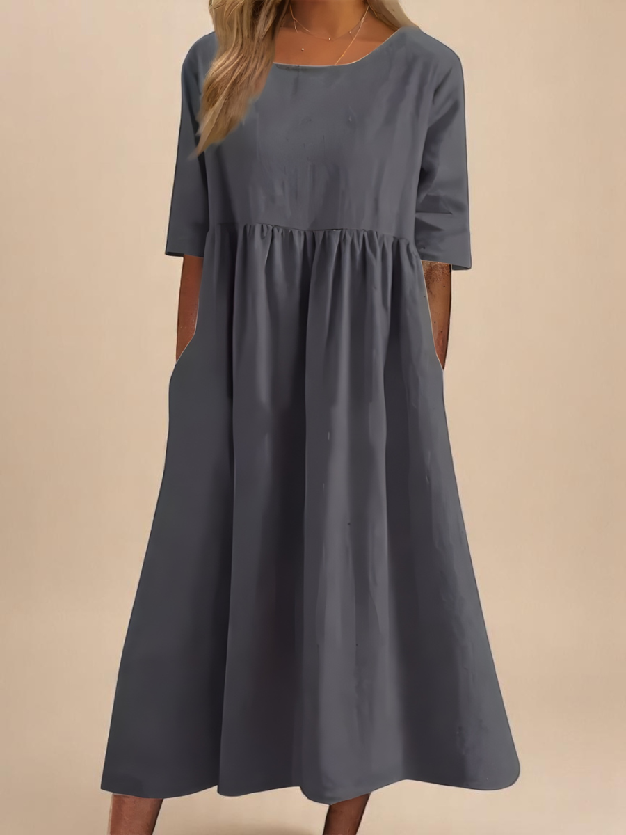 Miranda | Classic Mid Sleeve Dress by My Store