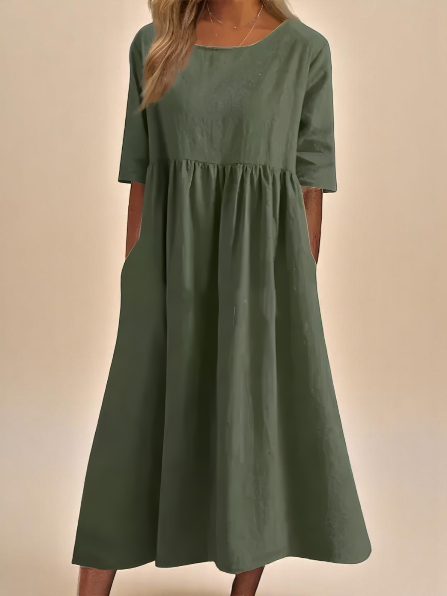 Miranda | Classic Mid Sleeve Dress by My Store