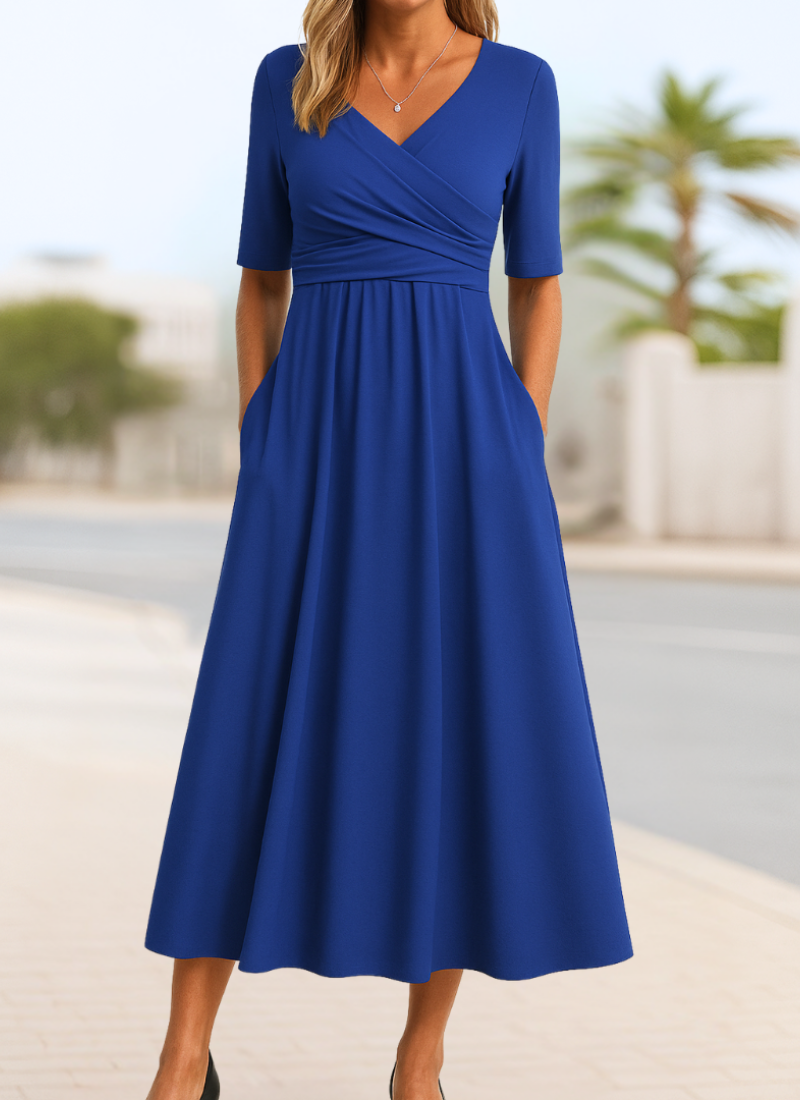Monic | Stylish Crossover Dress by My Store
