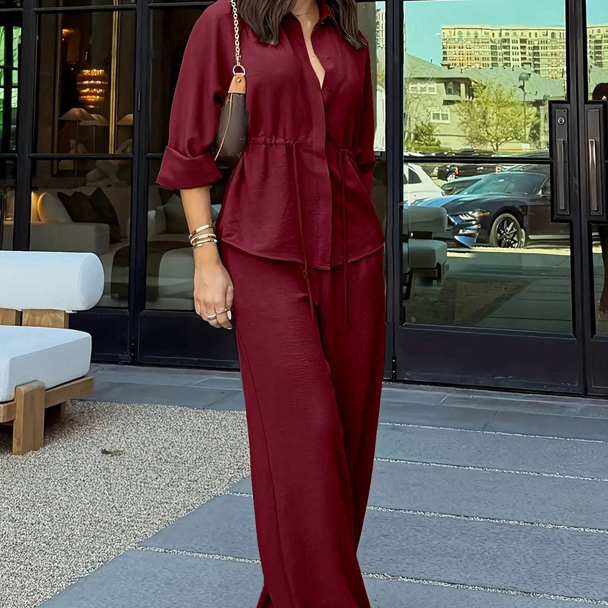Lorraine | Relaxed Wide-Leg Set by My Store