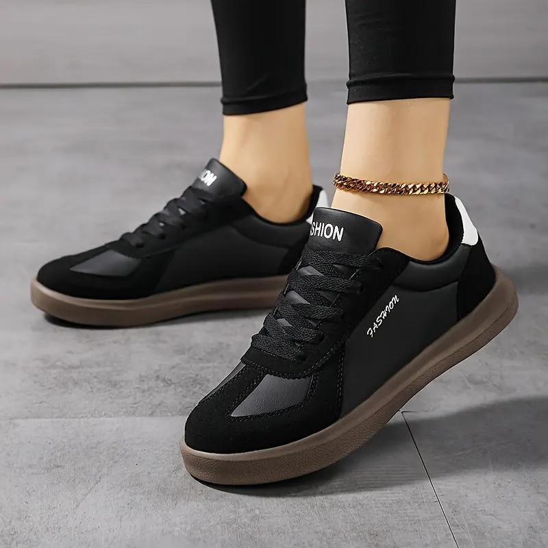 Frances | Everyday Lace-Up Sneakers by My Store
