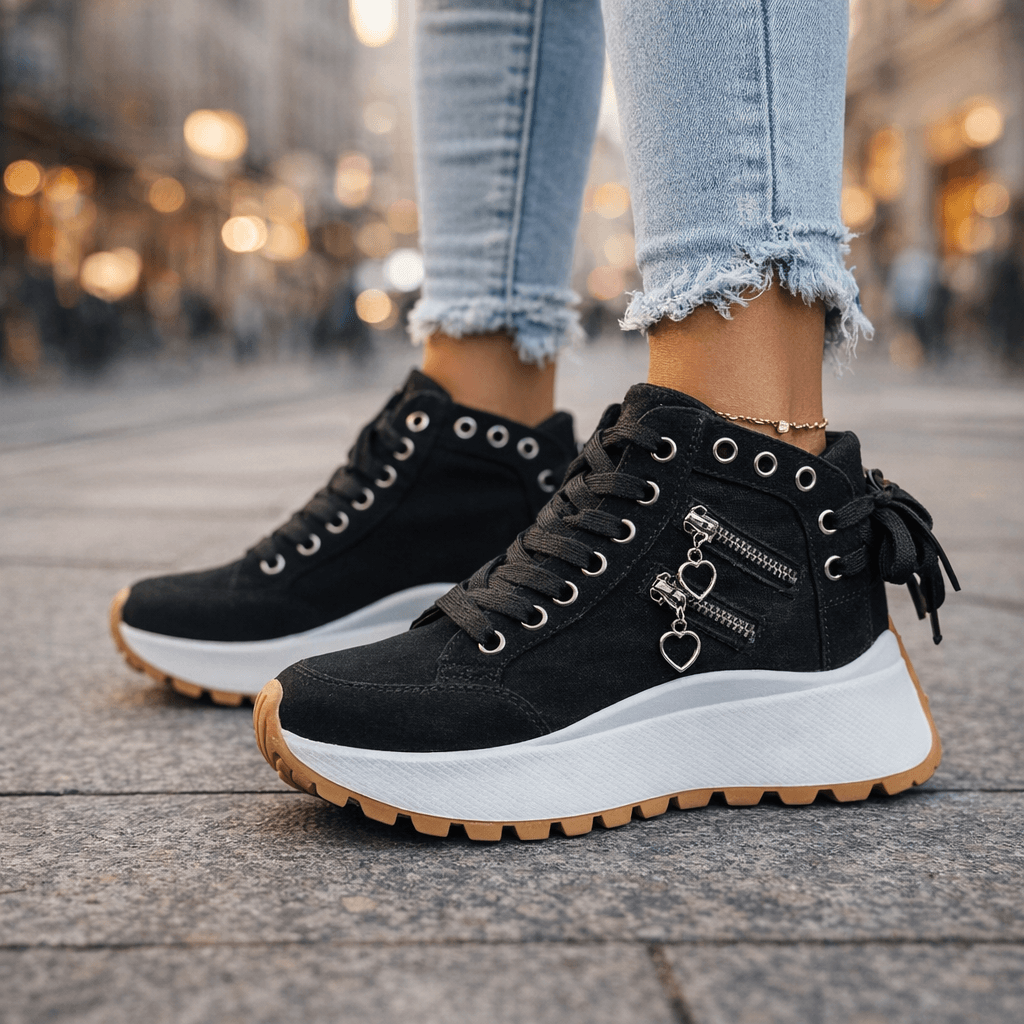Saylor | Premium High Cut Lace Shoes by Bellmaren