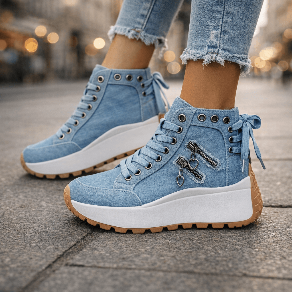 Saylor | Premium High Cut Lace Shoes by Bellmaren
