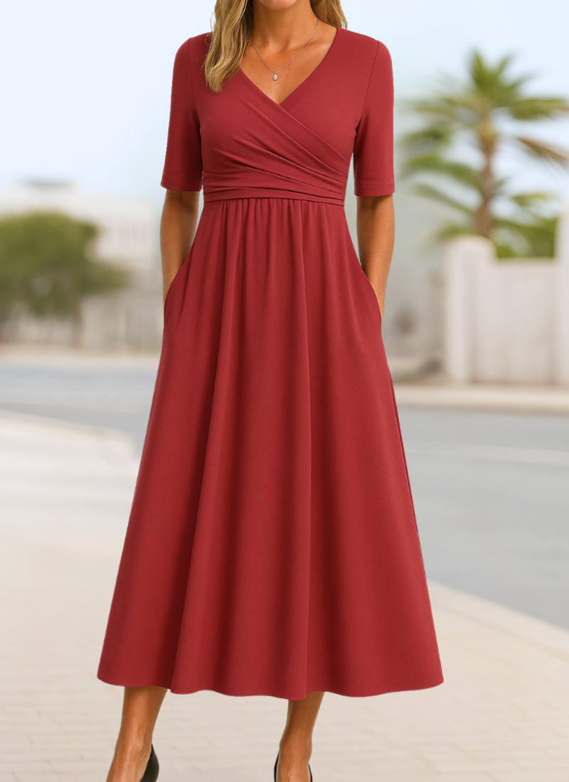 Monic | Stylish Crossover Dress by My Store