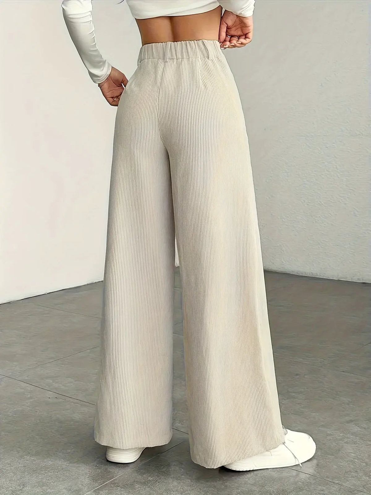 Juniper | High-Waisted Wide-Leg Trousers by My Store
