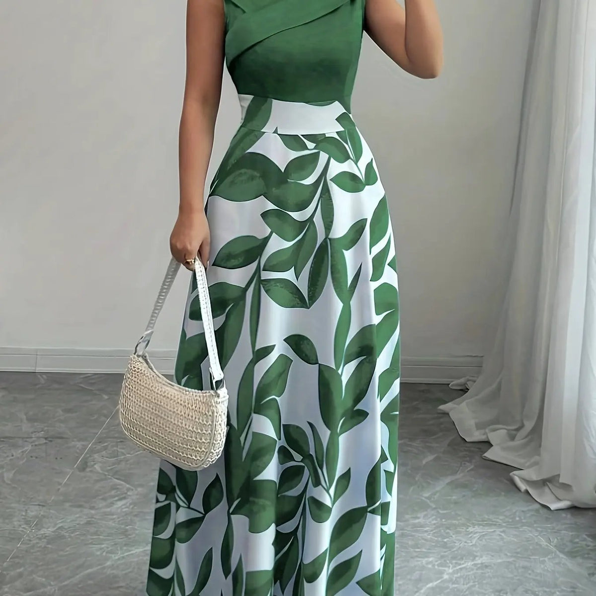 Gabriella | Floral A-Line Maxi Dress by My Store