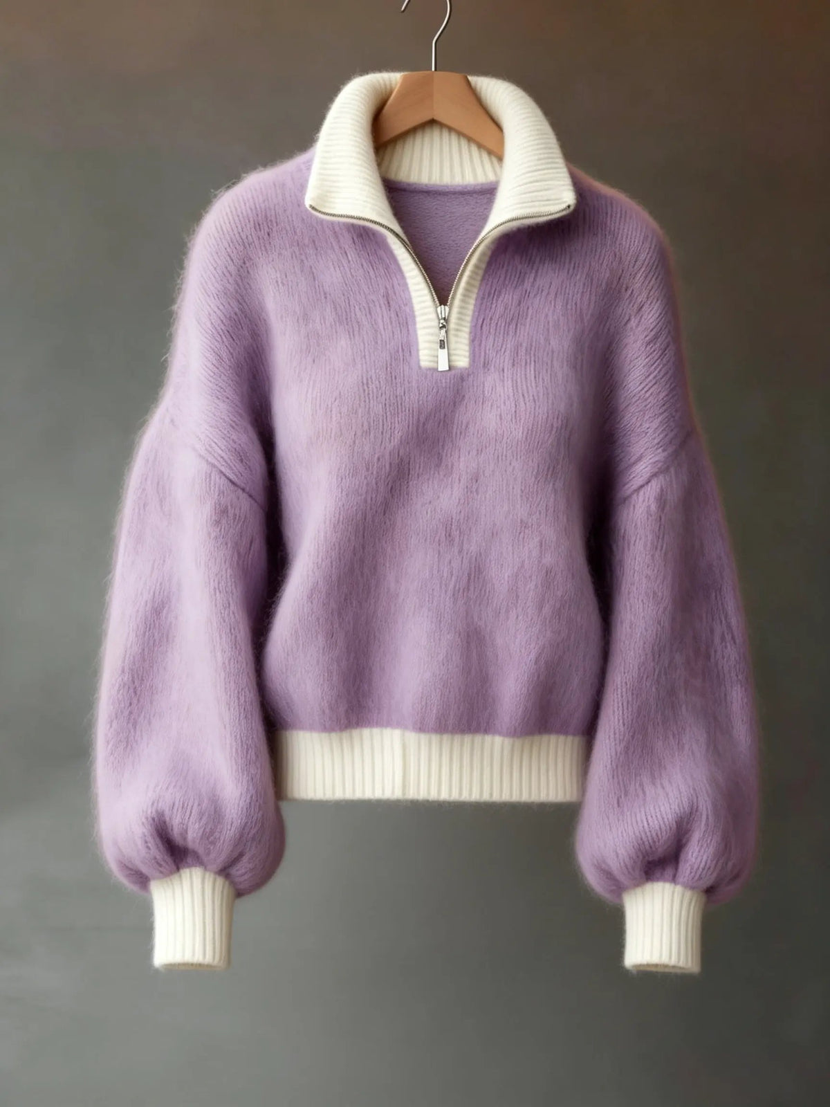 Cecily | Relaxed Half-Zip Sweater by My Store
