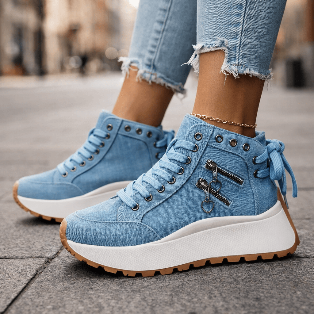 Saylor | Premium High Cut Lace Shoes by Bellmaren