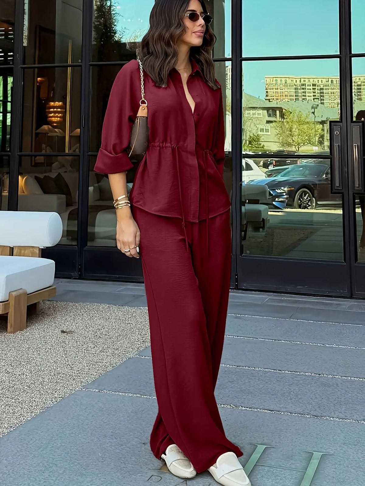 Lorraine | Relaxed Wide-Leg Set by My Store