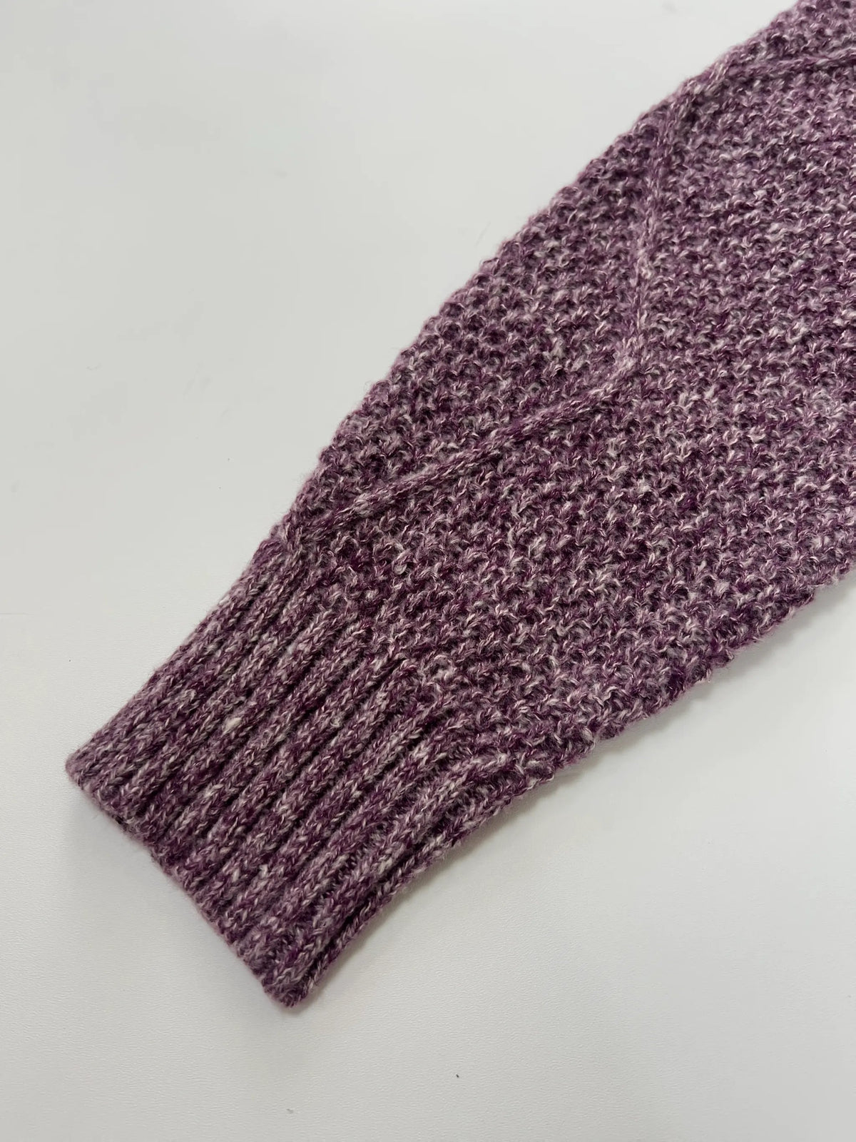 Women's Cable-Knit Sweater Dress - Relaxed Fit-Women's Dresses-Bellmaren-Purple-S-My Store