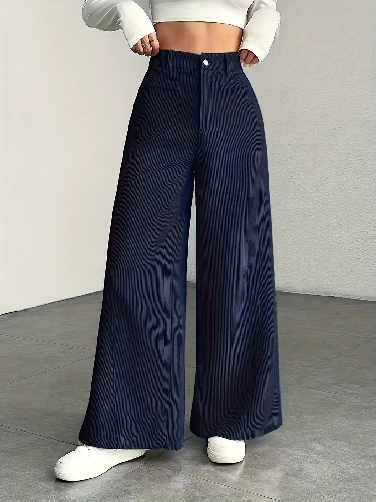 Juniper | High-Waisted Wide-Leg Trousers by My Store