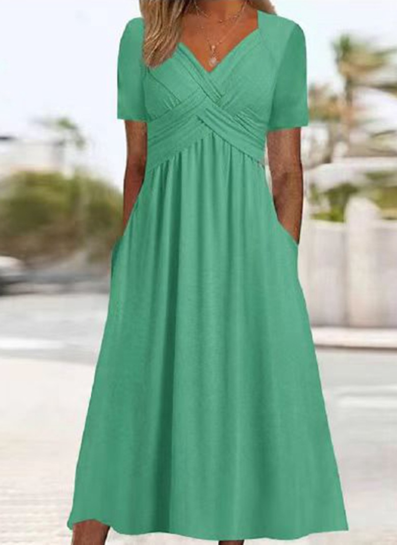 Monic | Stylish Crossover Dress by My Store