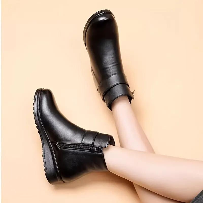 Bernadette | Cozy Buckle Ankle Boots by My Store