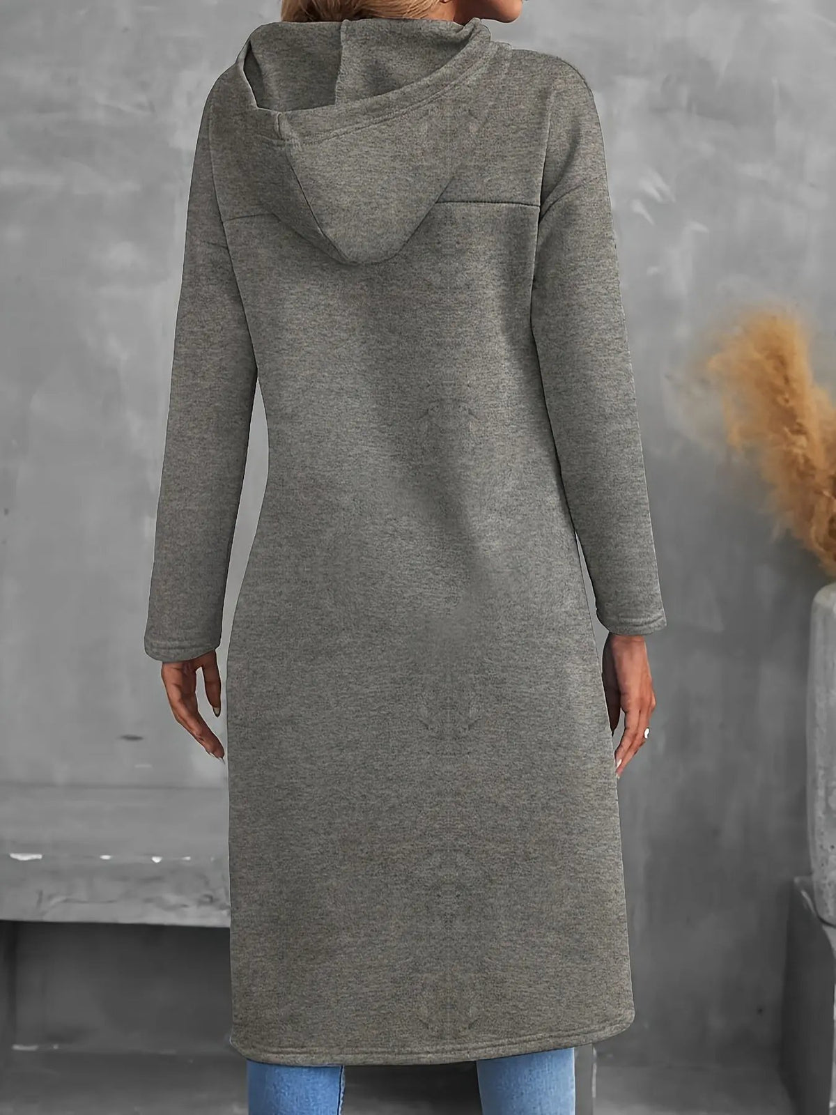 Tabitha | High-Low Drawstring Hoodie by My Store