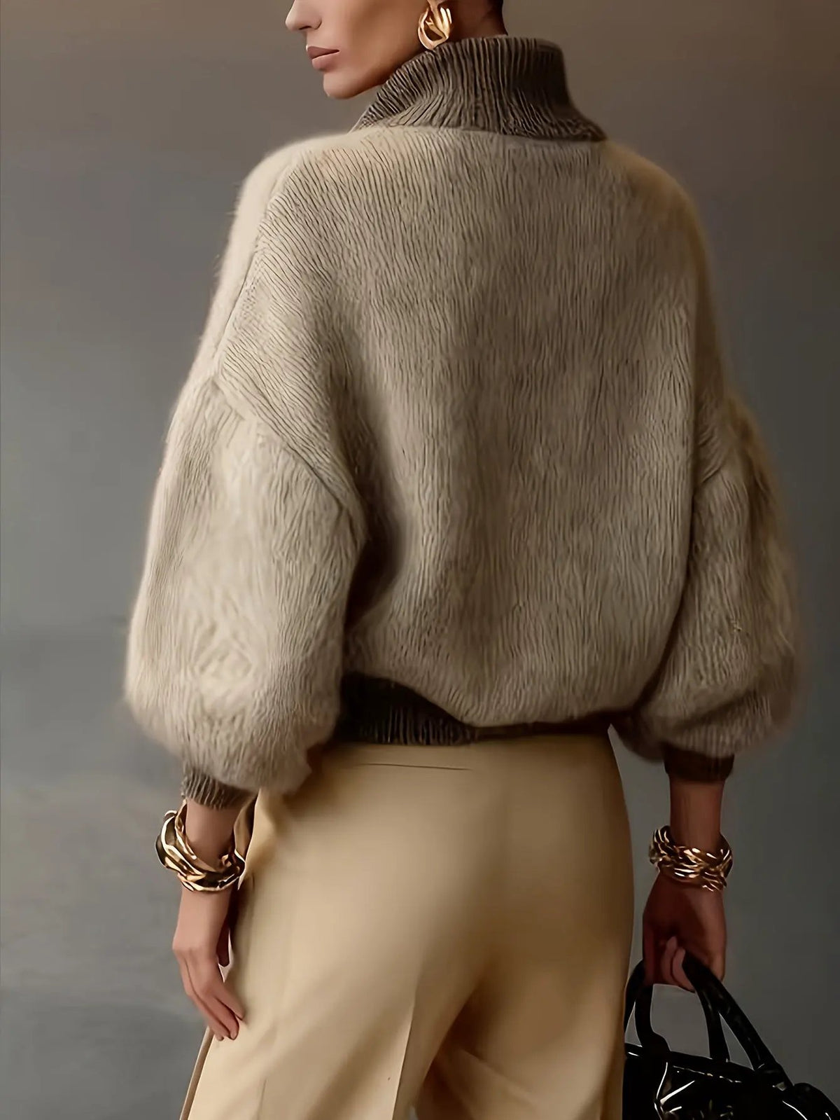 Cecily | Relaxed Half-Zip Sweater by My Store