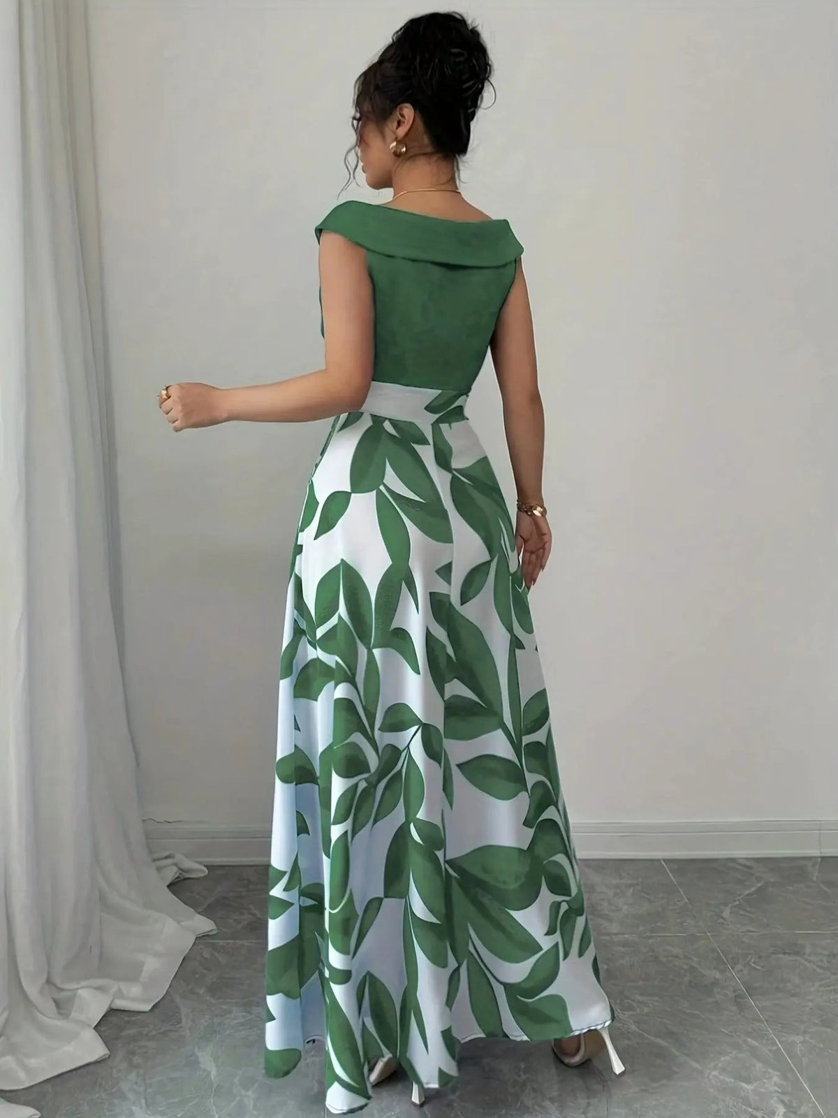 Gabriella | Floral A-Line Maxi Dress by My Store