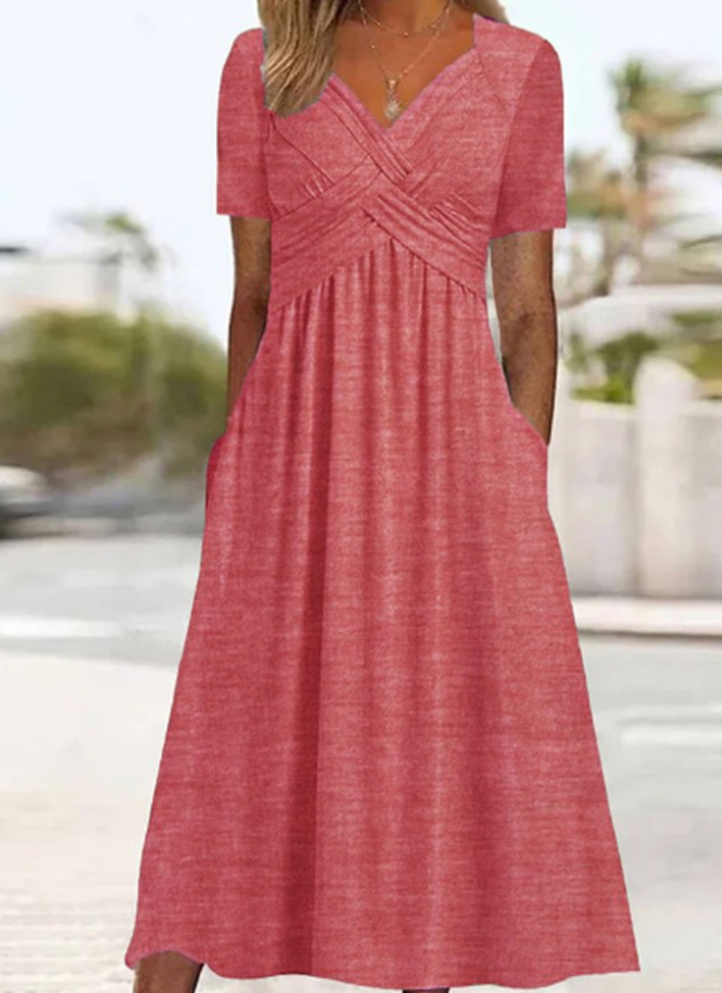 Monic | Stylish Crossover Dress by My Store