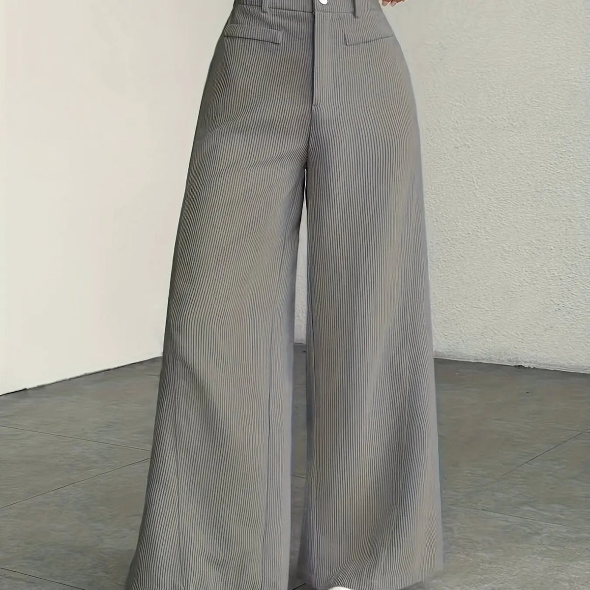 Juniper | High-Waisted Wide-Leg Trousers by My Store