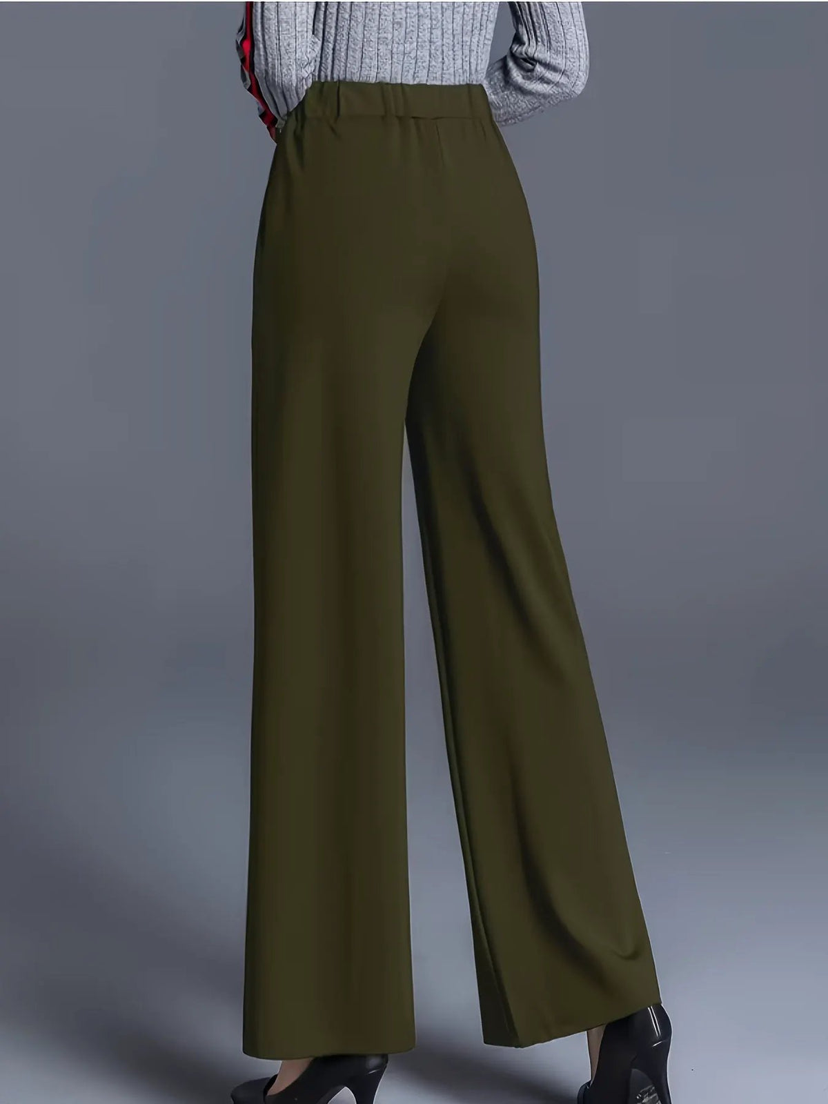 Claudia | High-Waisted Wide-Leg Pants by My Store