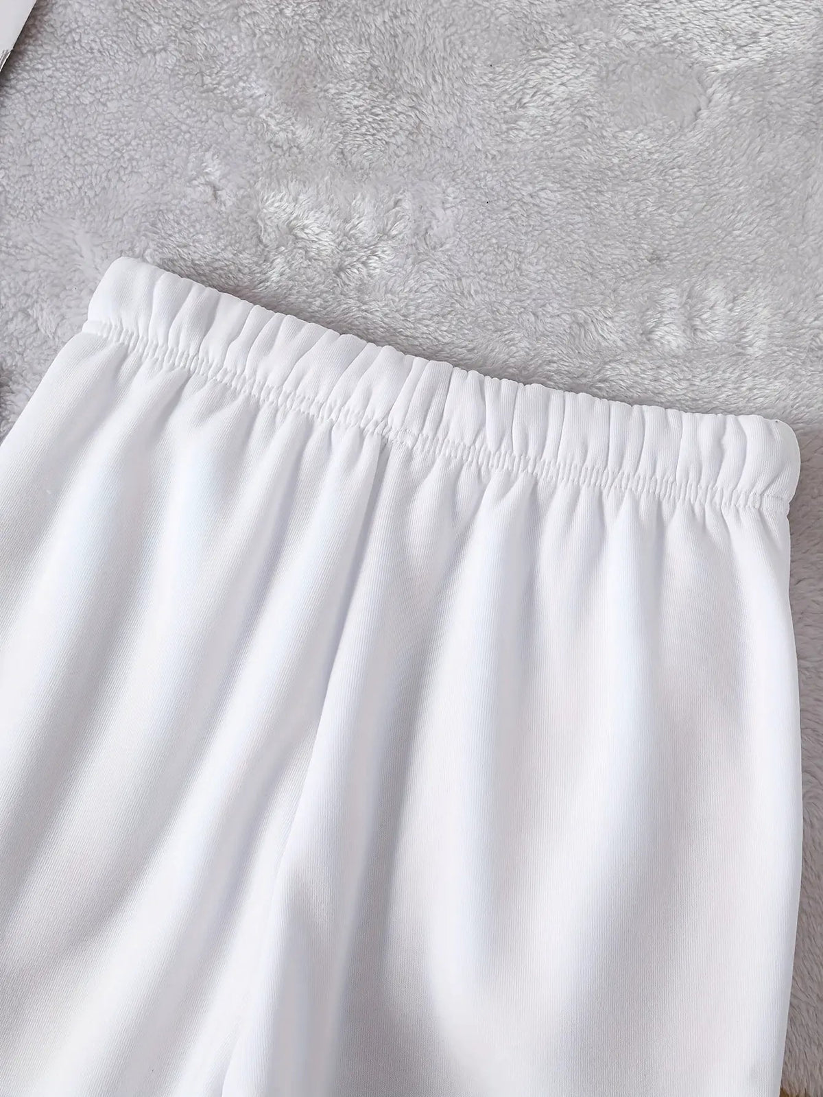 Women's Relaxed Drawstring Joggers with Cuffed Hem-Women's Joggers-Bellmaren-Light Grey-XS-My Store