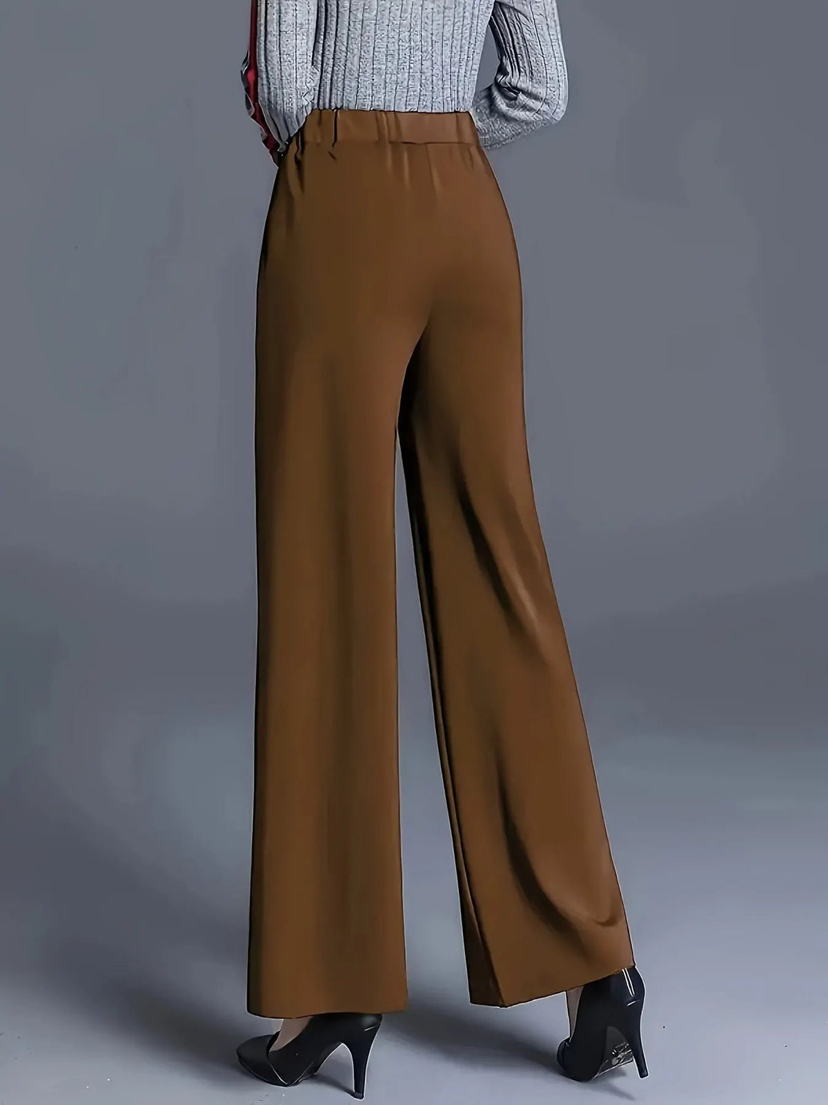 Claudia | High-Waisted Wide-Leg Pants by My Store