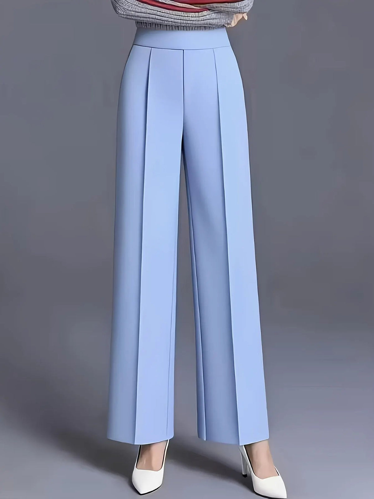 Claudia | High-Waisted Wide-Leg Pants by My Store