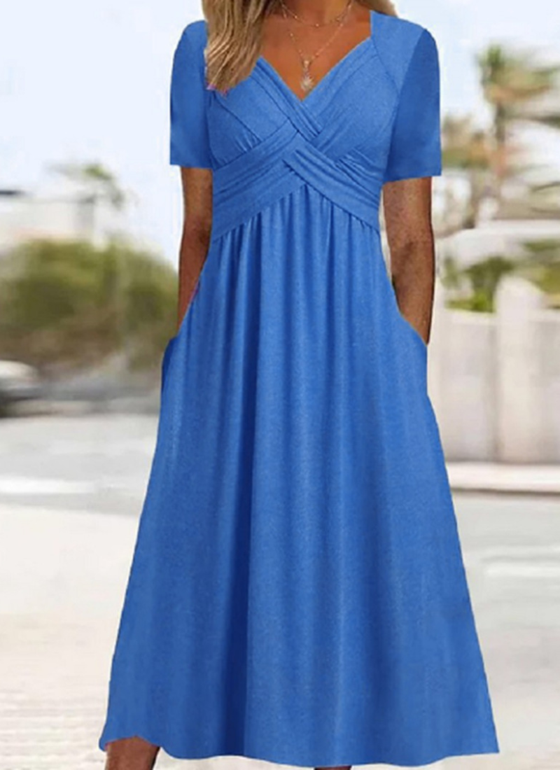 Monic | Stylish Crossover Dress by My Store