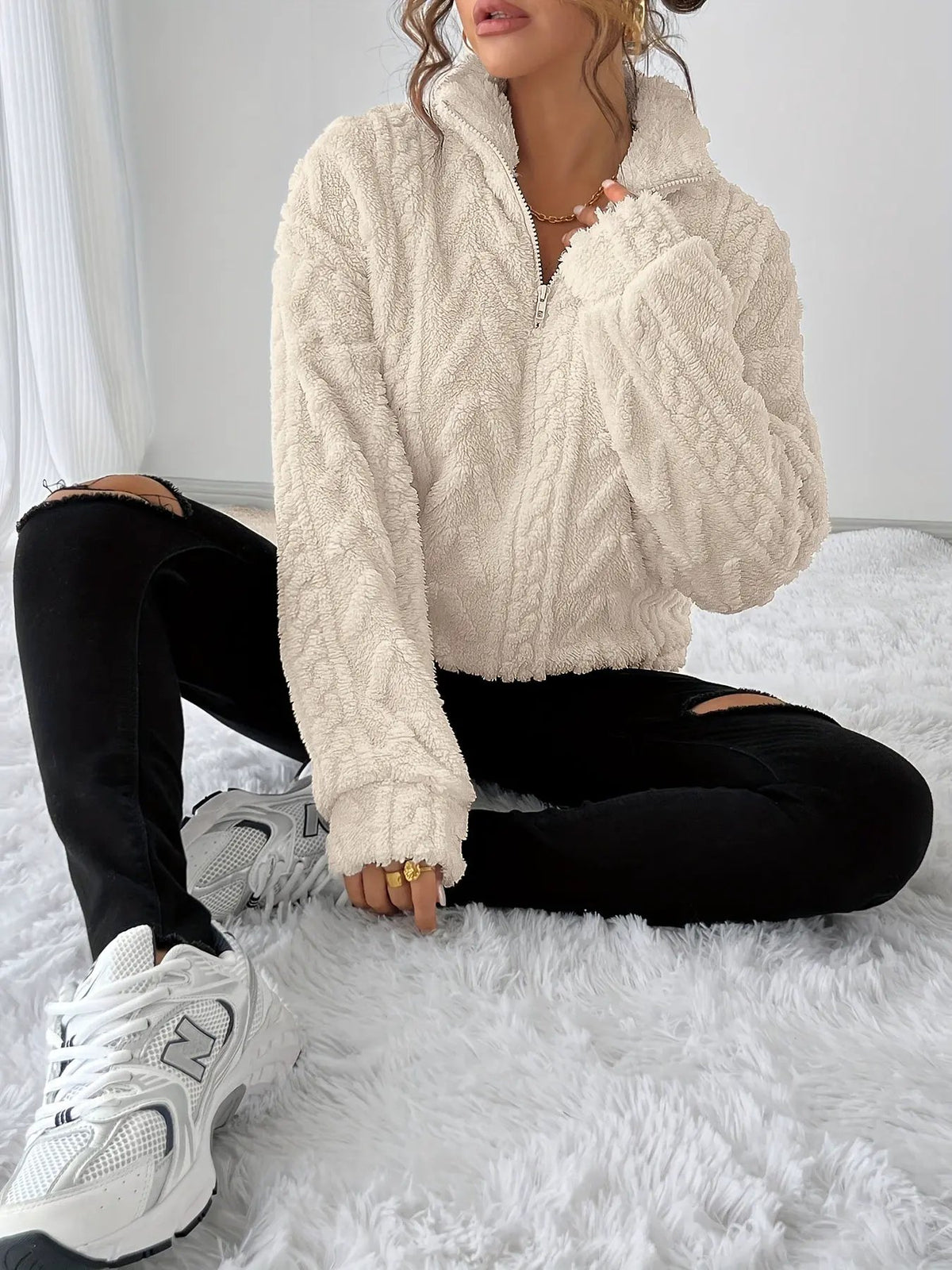 Kristen | Cozy Textured Pullover by My Store