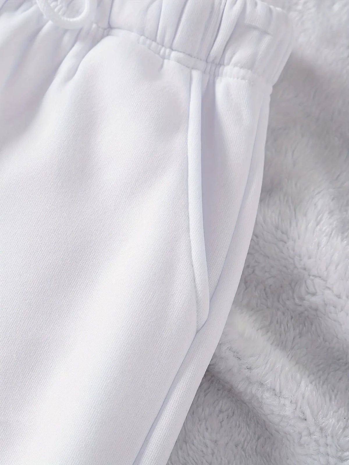 Women's Relaxed Drawstring Joggers with Cuffed Hem-Women's Joggers-Bellmaren-Light Grey-XS-My Store