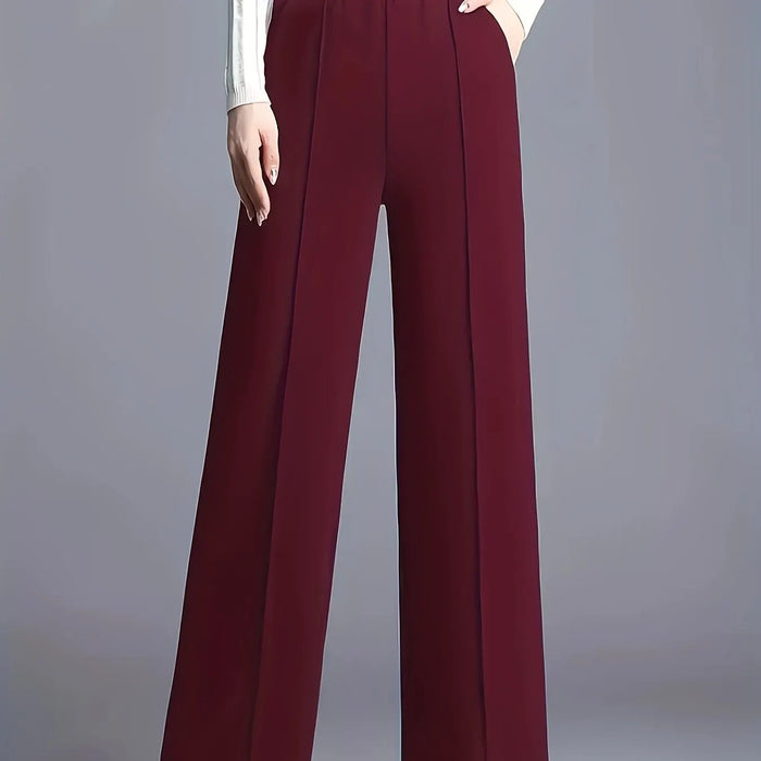 Claudia | High-Waisted Wide-Leg Pants by My Store