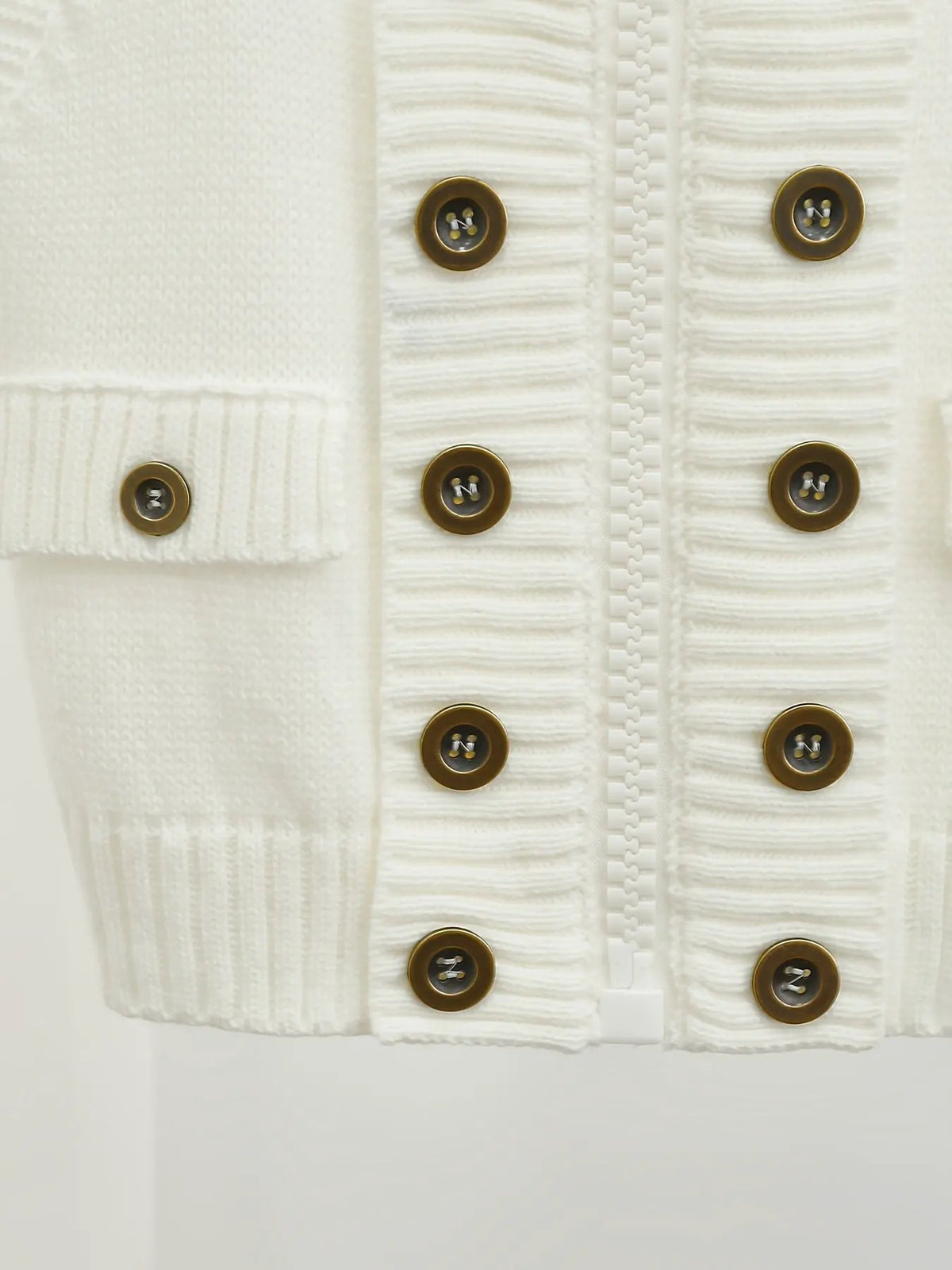 Women's Ribbed High-Collar Sleeveless Vest-Women's Vests-Bellmaren-Milky-S-My Store