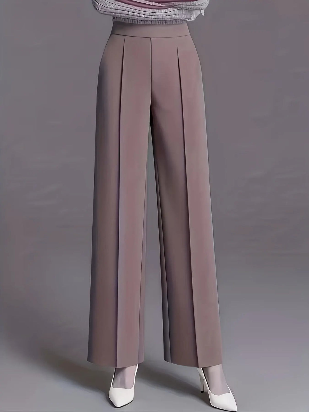 Claudia | High-Waisted Wide-Leg Pants by My Store