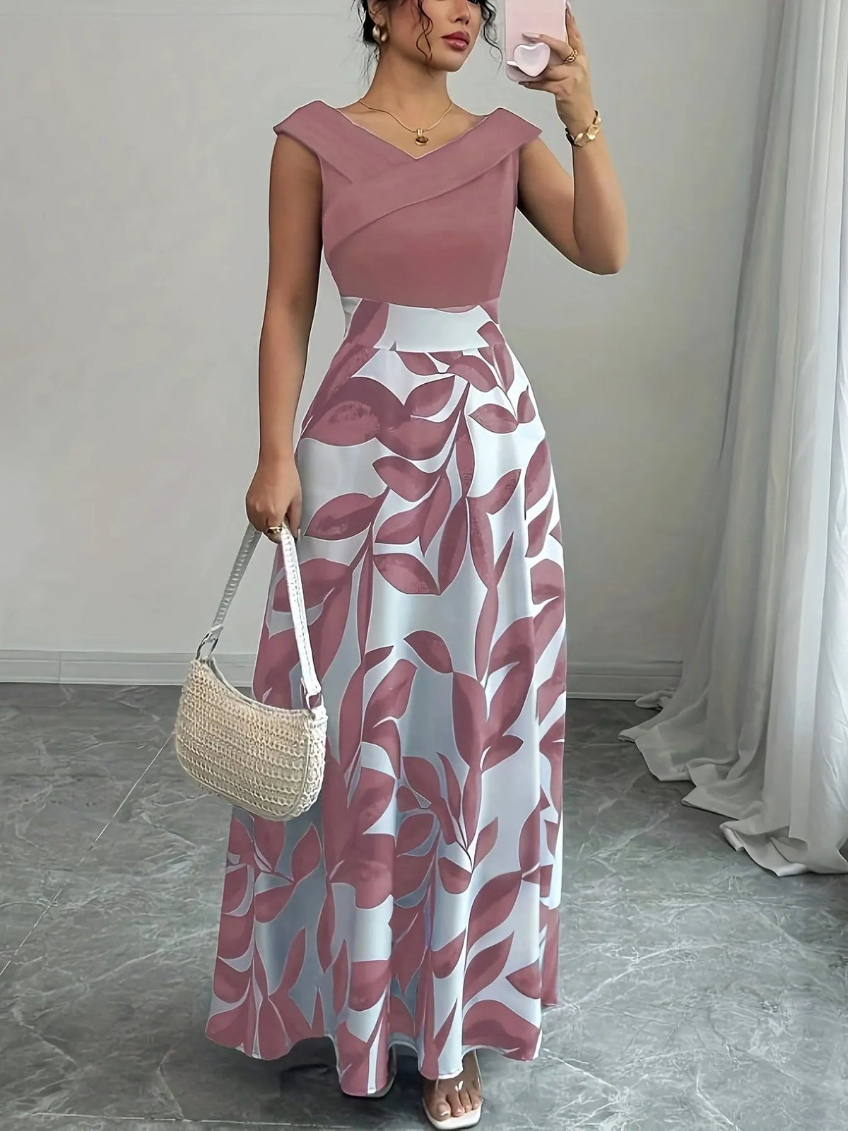 Lucille | Elegant Floral Maxi Dress by My Store
